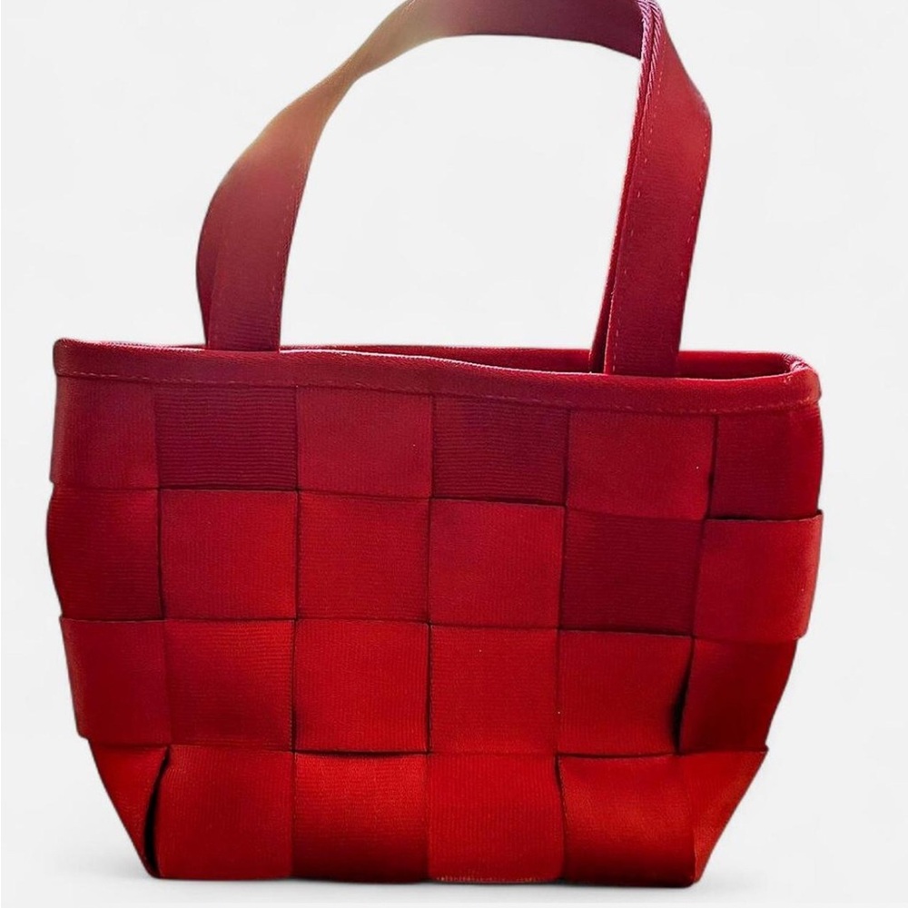 Harveys The Original Seatbelt Bag Ruby Red Tote Purse Vintage Valentines Day Y2K